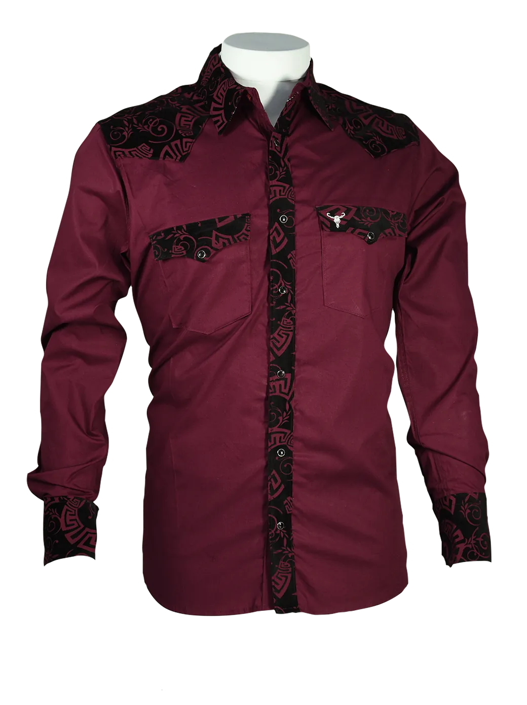 camisa-vaquera-lisa-flock-cactus-33038-2401-vino